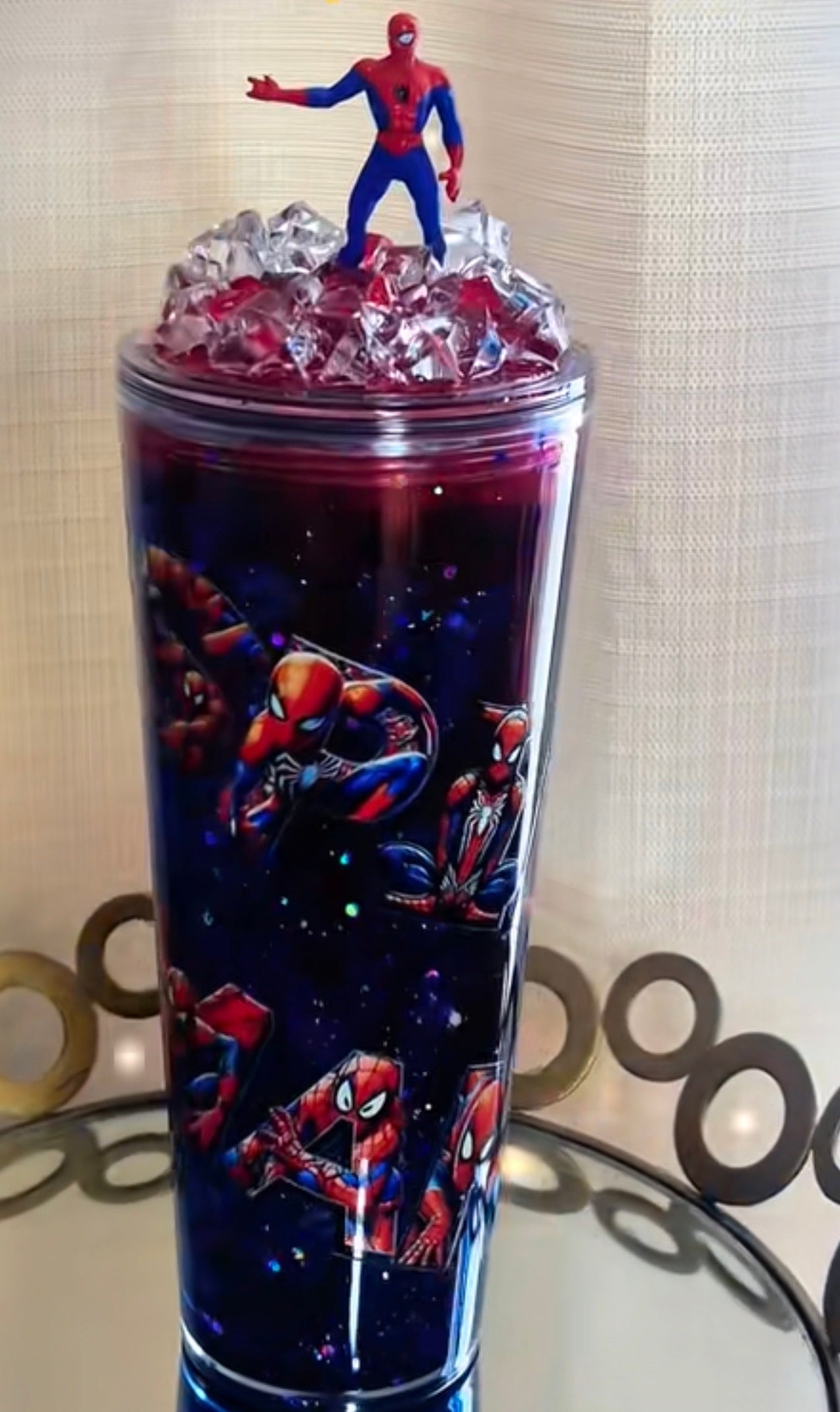 Custom 24 Oz Snow Globe Tumbler